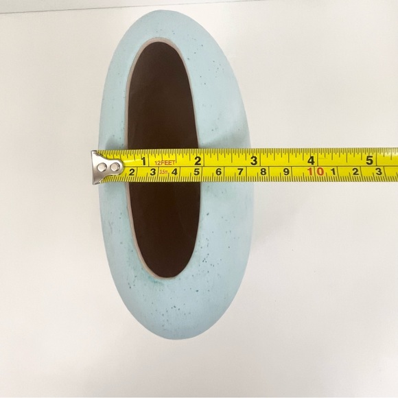 Vintage Southwest Pottery Mother and Children Gold Trim Ceramic Planter - Picture 9 of 14